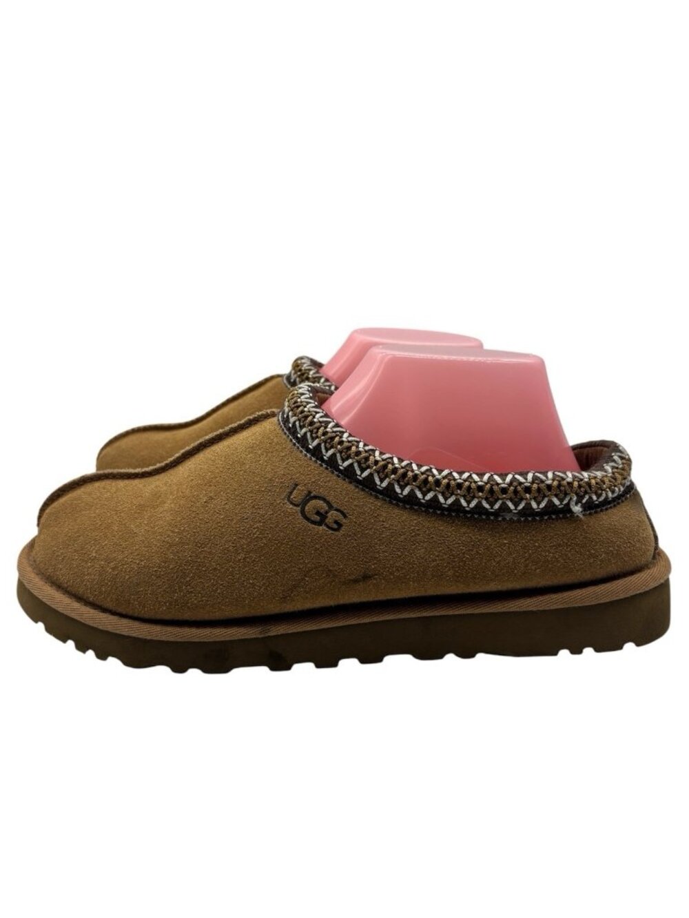 UGG Tasman 5955 Classic Chestnut Suede Sheepskin Wool Slippers Women's Size 8 - Picture 2 of 13